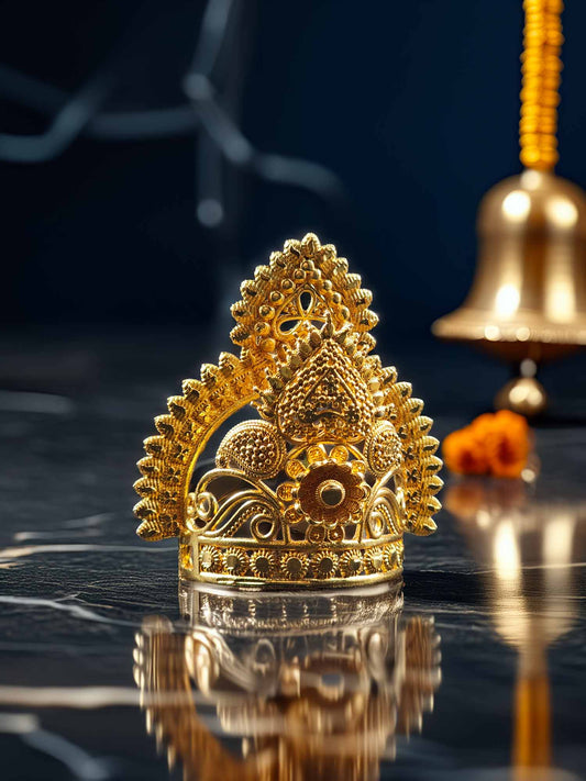 Rajtilak Metal Mukut For Thakurji