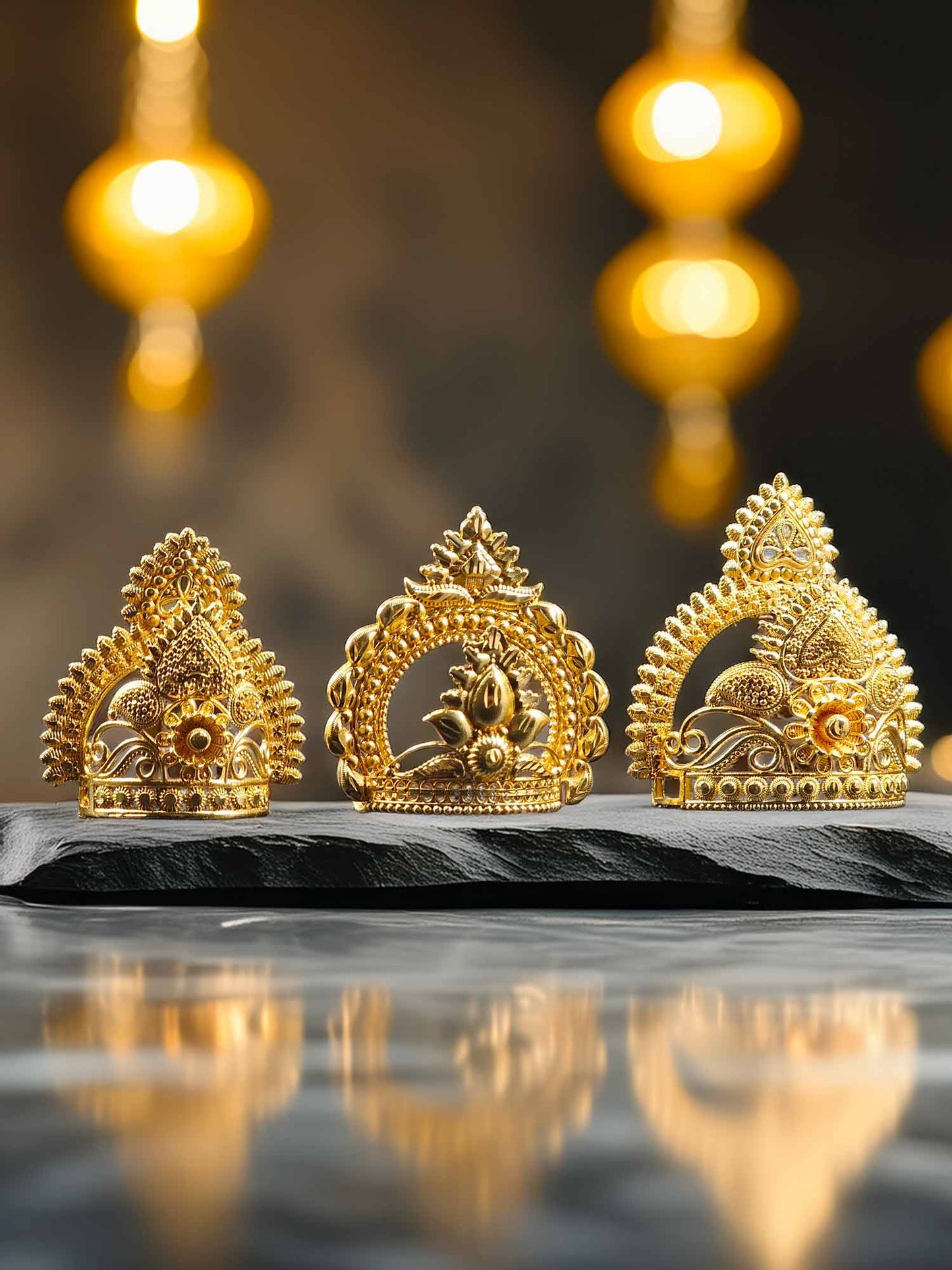 Rajtilak Metal Mukut For Thakurji