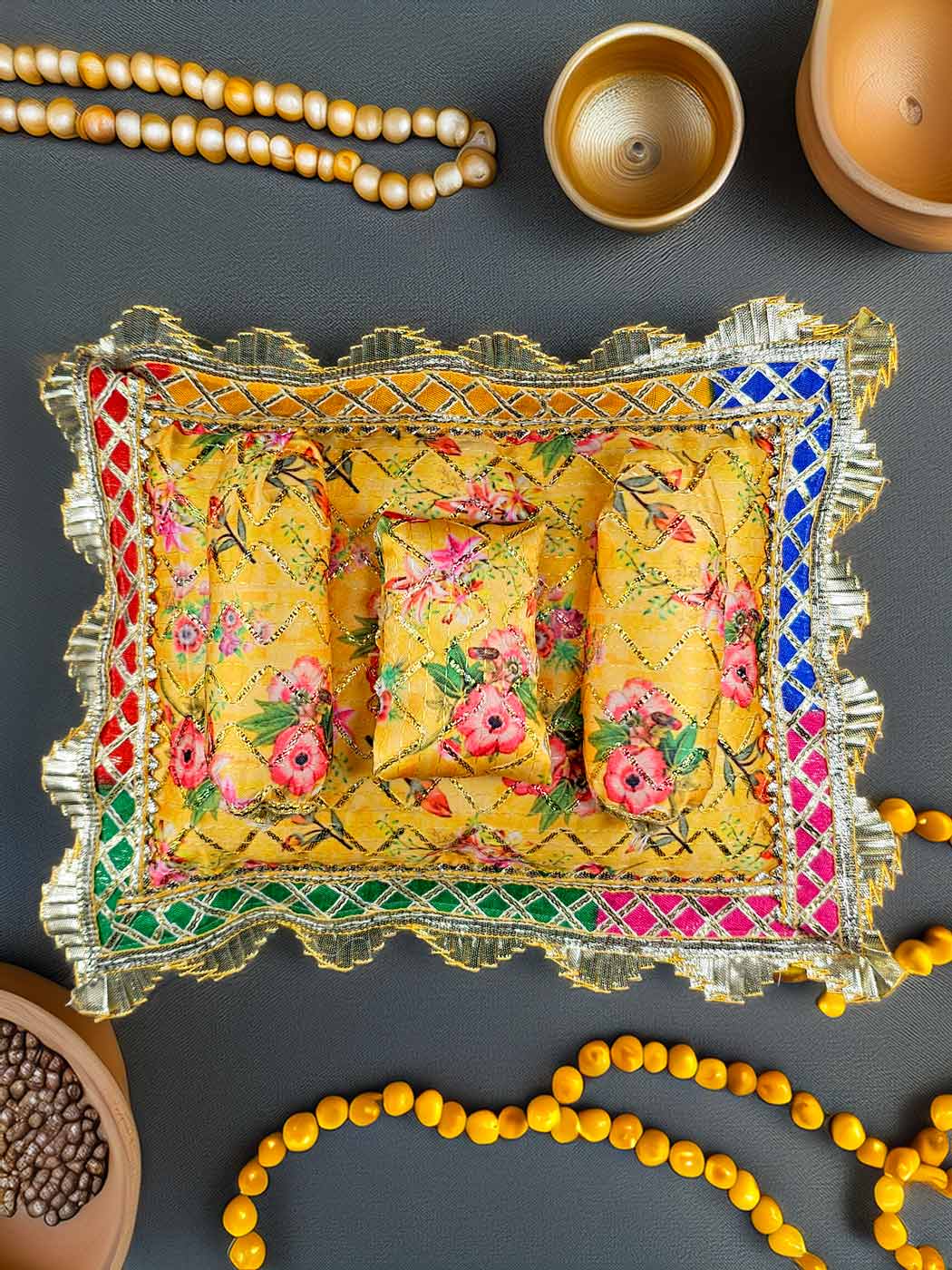 Phoolon ki Palna Janmashtami Special Bistar Set for Laddu Gopal Ji