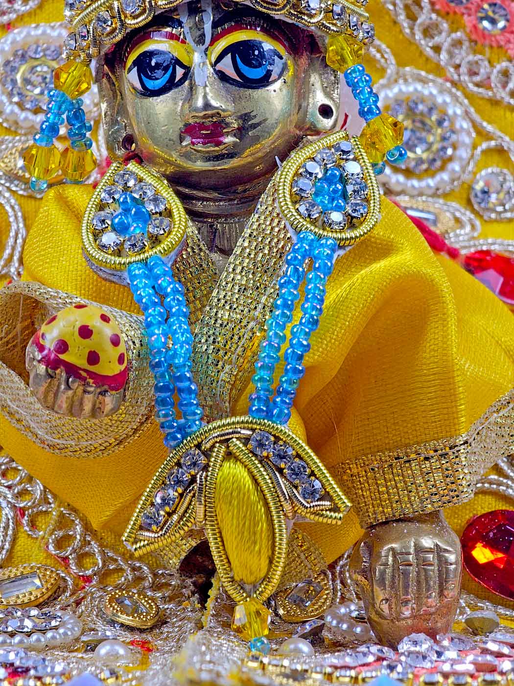 Banarasi Shringar dress laddu gopal thakurji kanha ji bal om poshak mathura online best Janmashtami