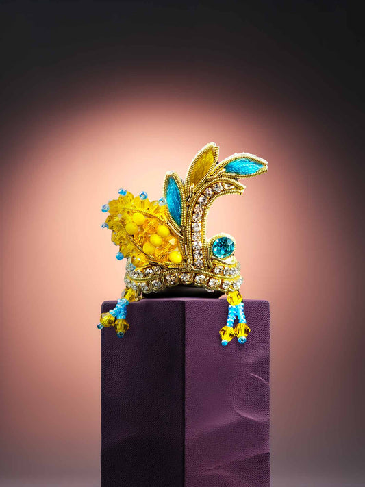 Banarasi Shringar dress laddu gopal thakurji kanha ji bal om poshak mathura online best Janmashtami