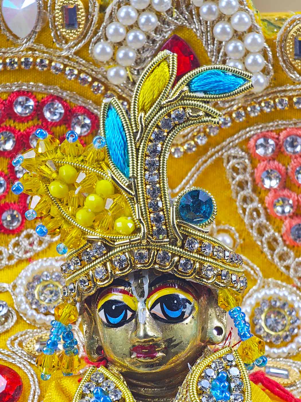 Banarasi Shringar poshak dress laddu gopal thakurji kanha ji bal om poshak mathura online best Janmashtami