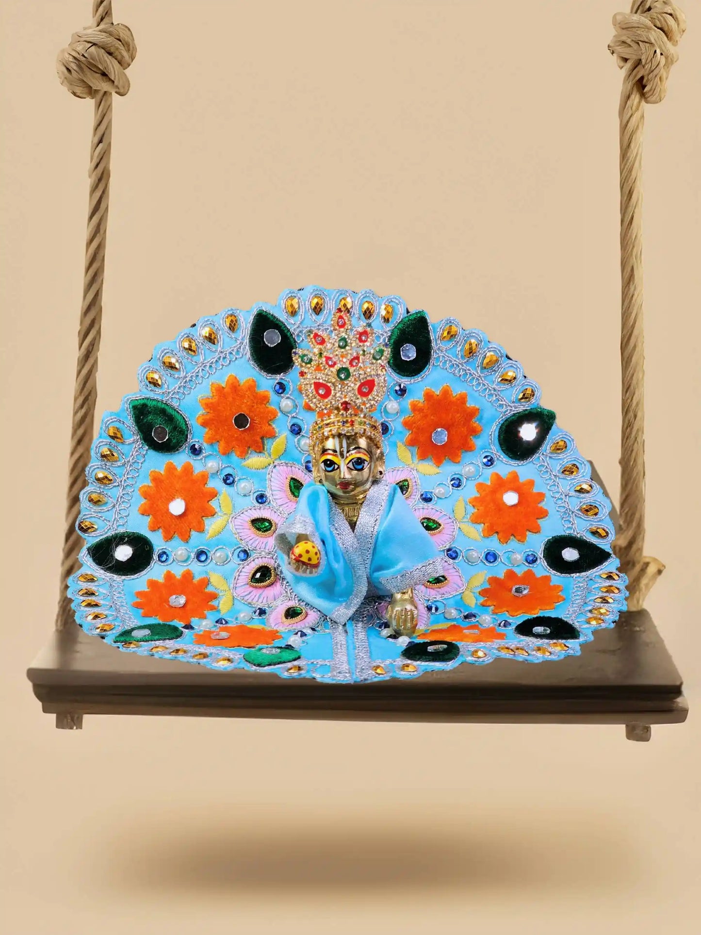 Blossom Royale blue laddu gopal bal gopal thakur ji kanha poshak dress