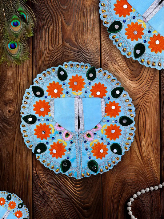 Blossom Royale blue laddu gopal bal gopal thakur ji kanha poshak dress