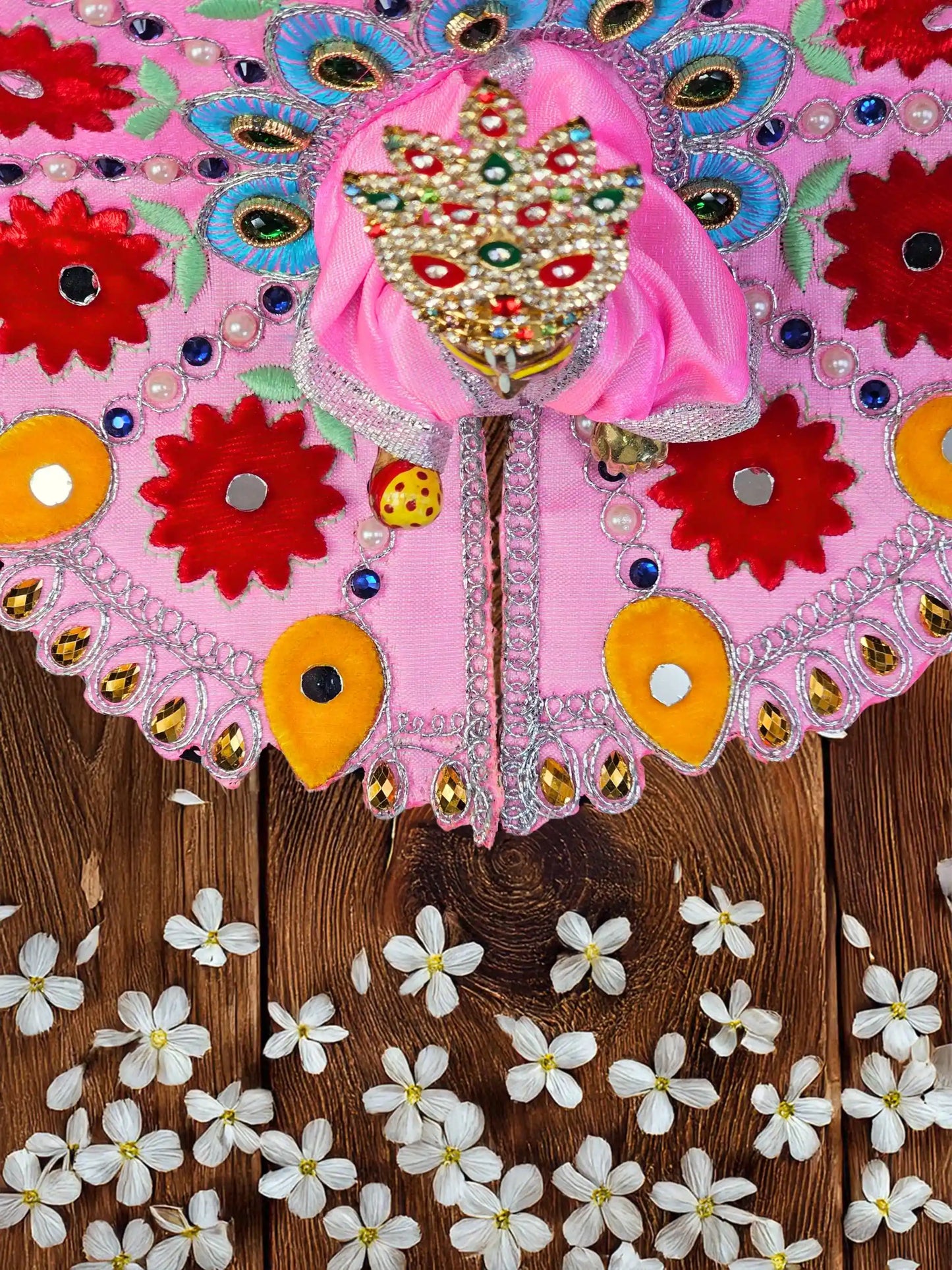 Blossom Royale pink laddu gopal bal gopal thakur ji kanha poshak dress