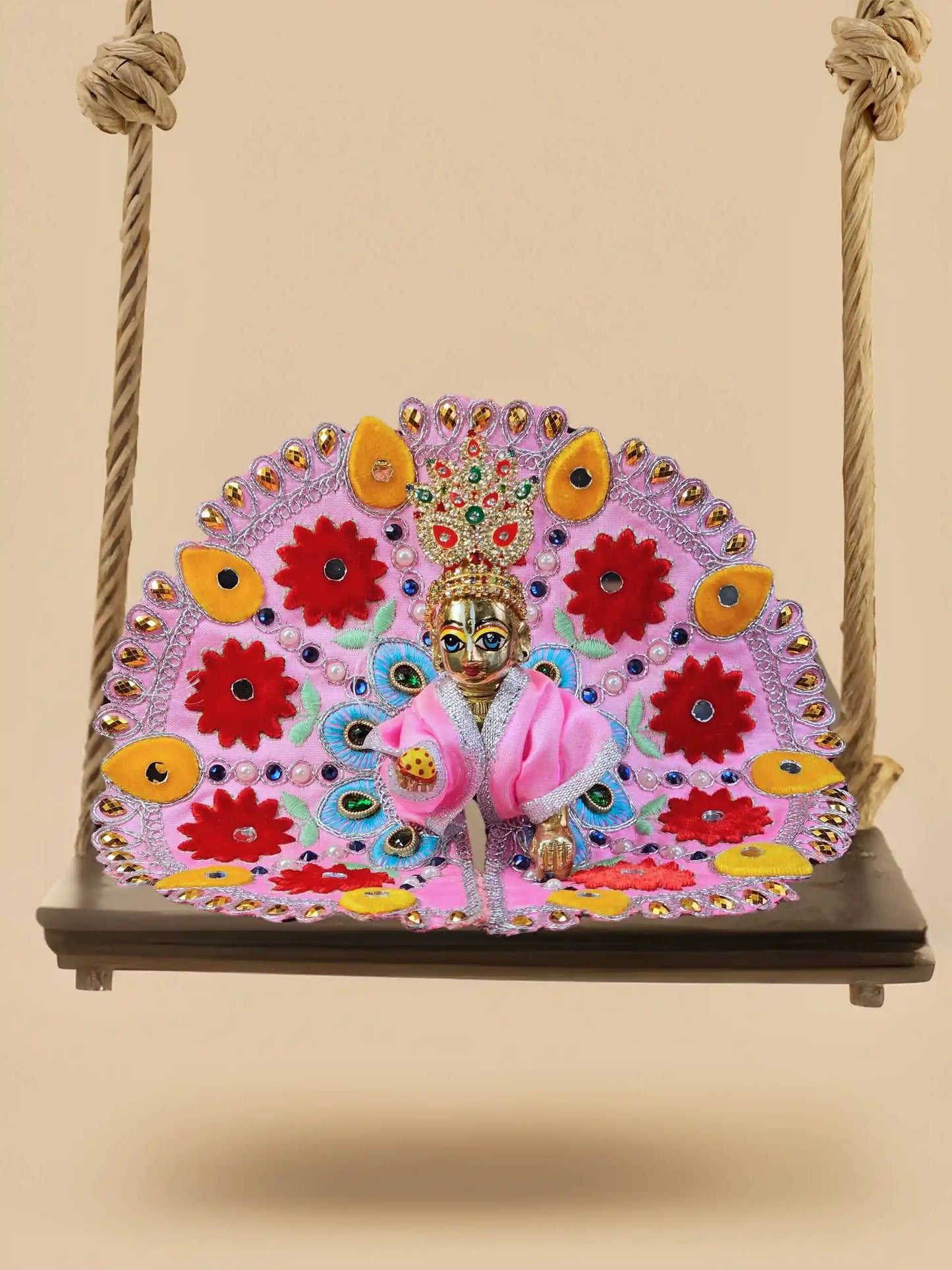Blossom Royale pink laddu gopal bal gopal thakur ji kanha poshak dress