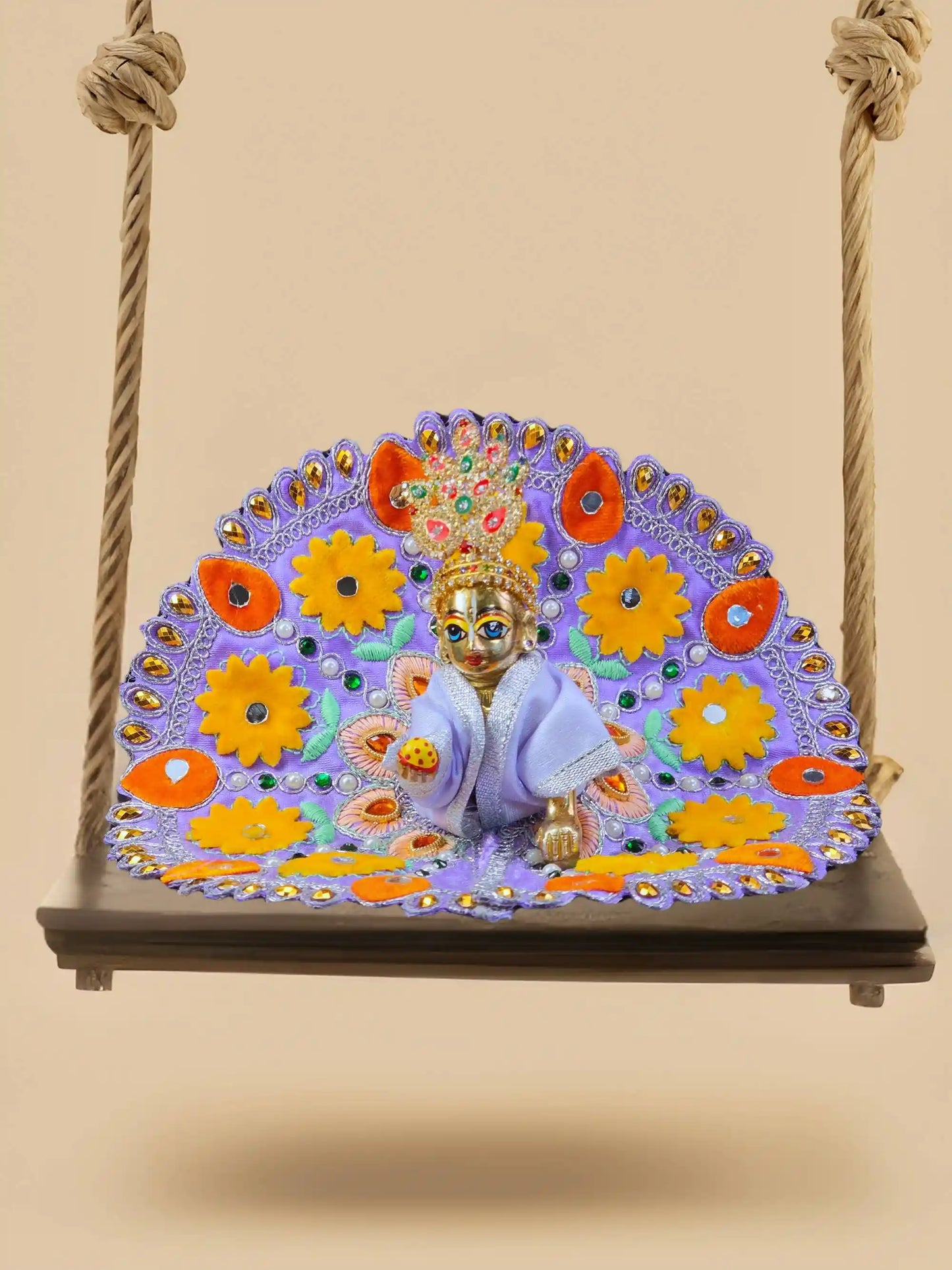 Blossom Royale purple laddu gopal bal gopal thakur ji kanha poshak dress