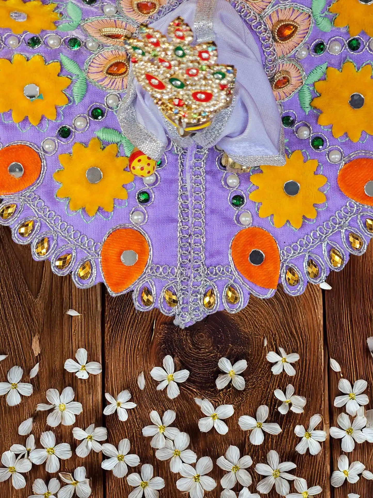 Blossom Royale purple laddu gopal bal gopal thakur ji kanha poshak dress