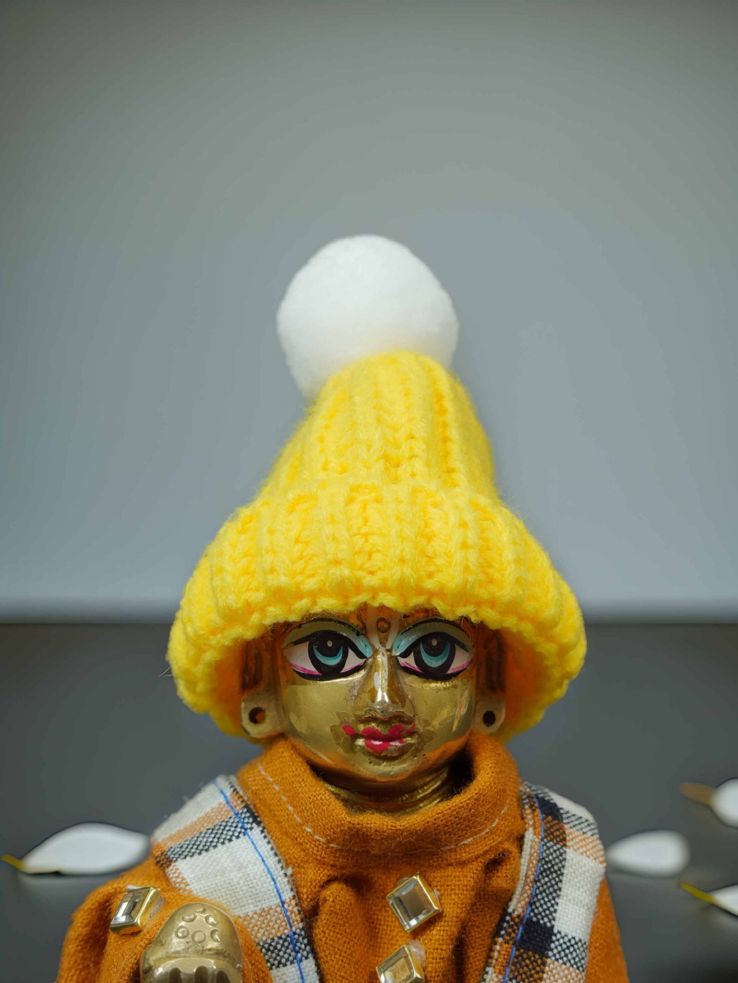 Gopal cap yellow wedding winter sherwani Diwali Janmashtami dress ladoo dresses laddu gopal dress thakurji kanha ji bal om poshak mathura online best mandir wholesaler manufacturer