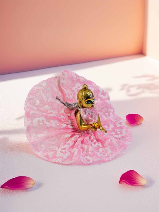 Gulabi Saawan poshak dress laddu gopal thakurji kanha ji bal om poshak mathura online best