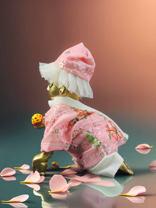 Gulabi utsah kurta pajama dress laddu gopal thakurji kanha ji bal om poshak mathura online best