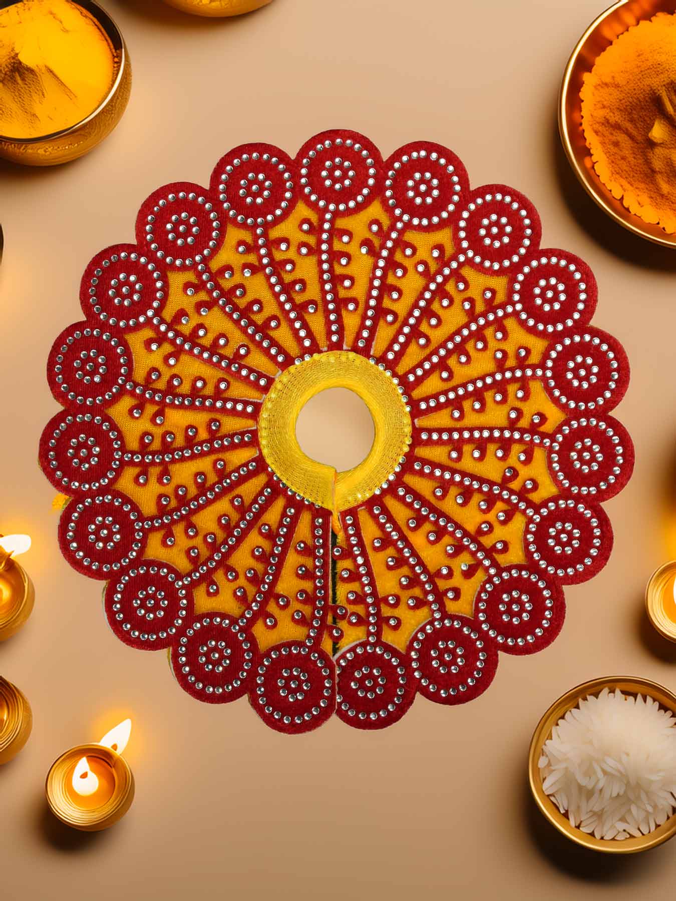 Kanakavalli yellow red dresses laddu gopal dress thakurji kanha ji bal om poshak mathura online best Janmashtami diwali
