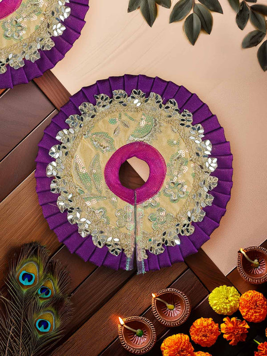 Kanchan Kamal Heavy dress laddu gopal thakurji kanha ji bal om poshak mathura online best