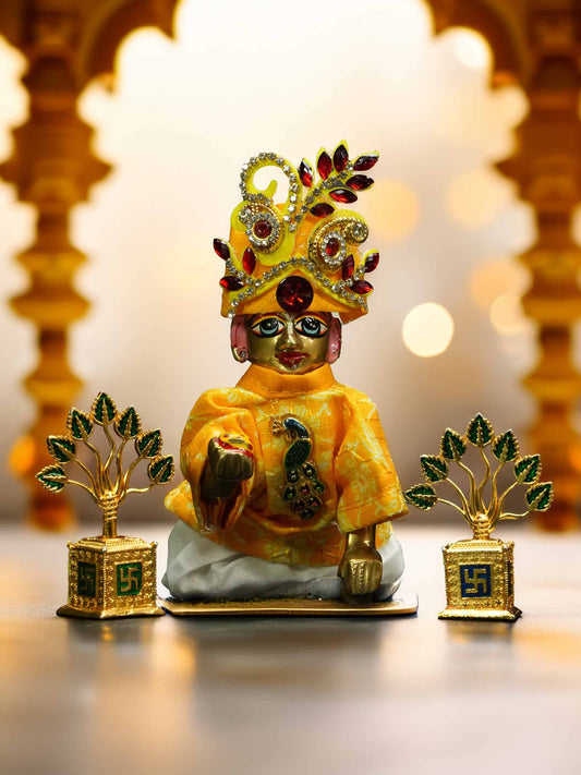 Mandir Tulsi dresses laddu gopal dress thakurji kanha ji bal om poshak mathura online best Diwali Janmashtami toys