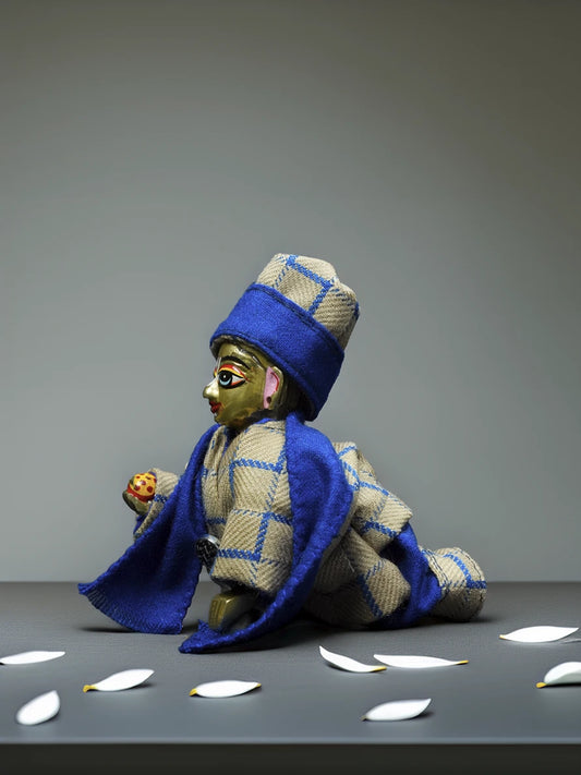 Neel 4 pieces coat winter dress ladoo dresses laddu gopal dress thakurji kanha ji bal om poshak mathura online best