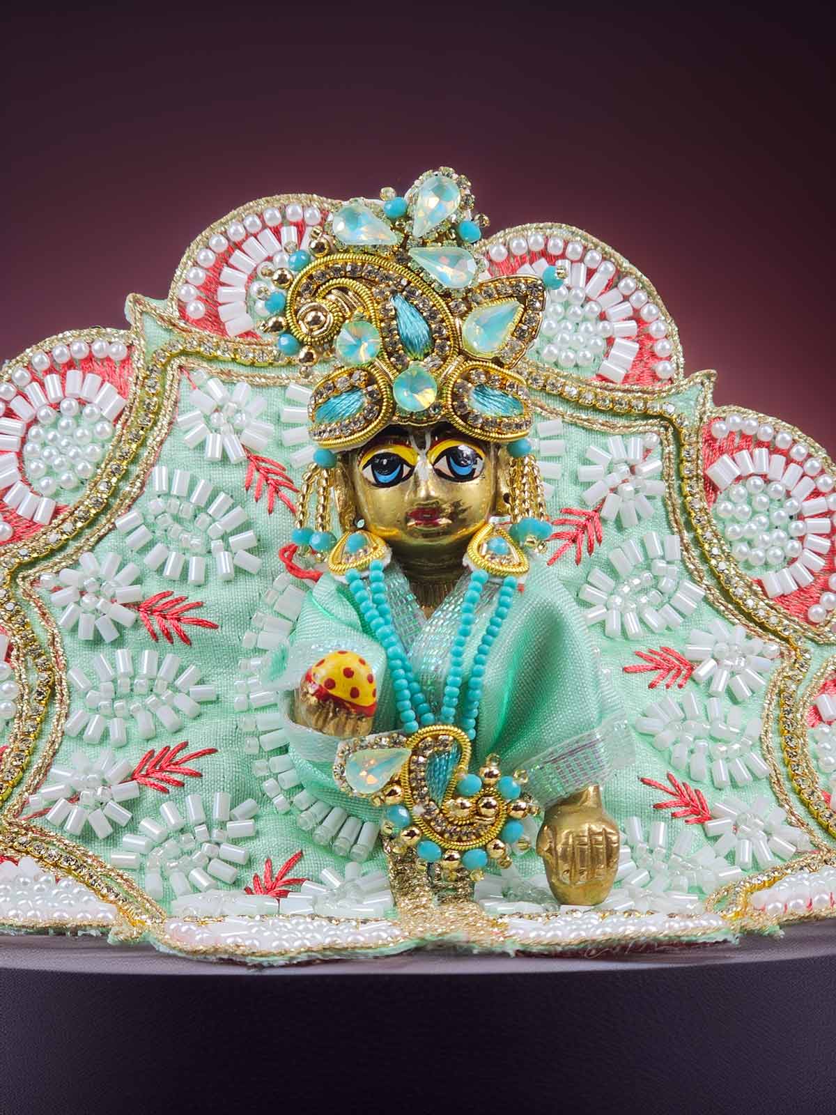 Panchami Shringar dress laddu gopal thakurji kanha ji bal om poshak mathura online best Janmashtami