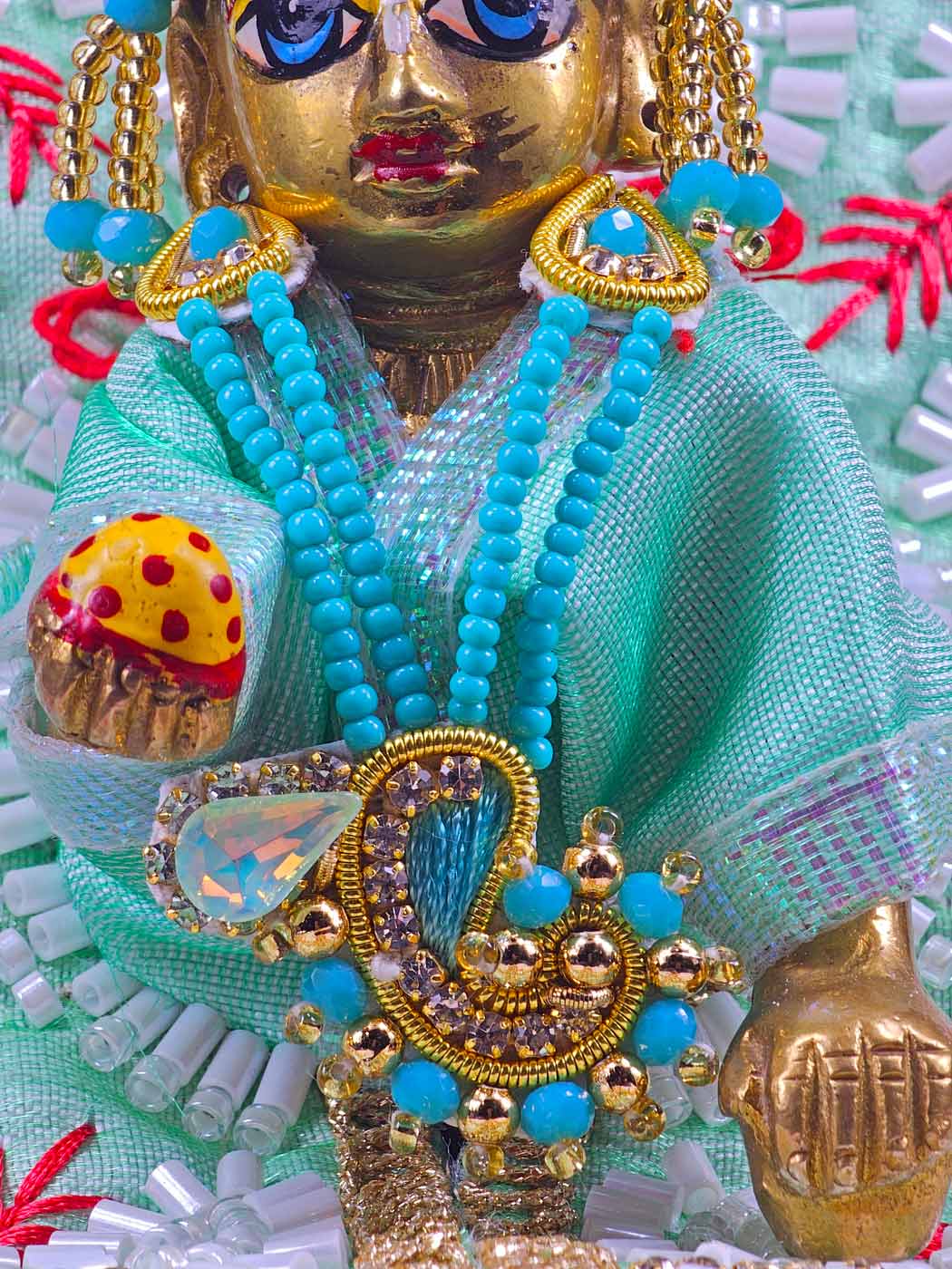 Panchami Shringar dress laddu gopal thakurji kanha ji bal om poshak mathura online best Janmashtami