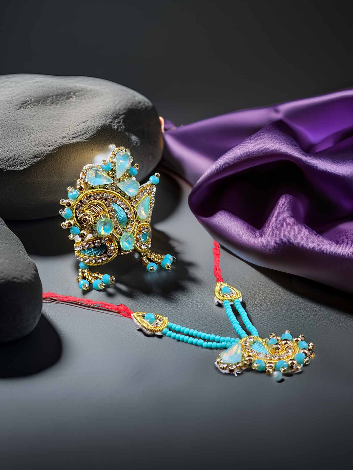 Panchami Shringar dress laddu gopal thakurji kanha ji bal om poshak mathura online best Janmashtami