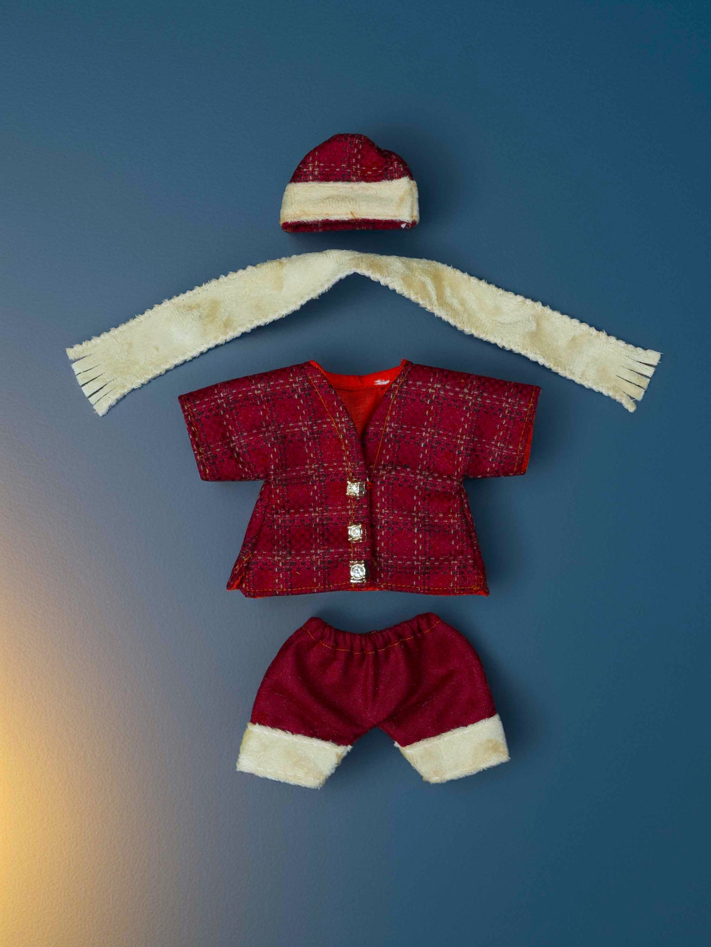 Premium Red Bliss Winter Coat Set winter dress ladoo dresses laddu gopal dress thakurji kanha ji bal om poshak mathura online best