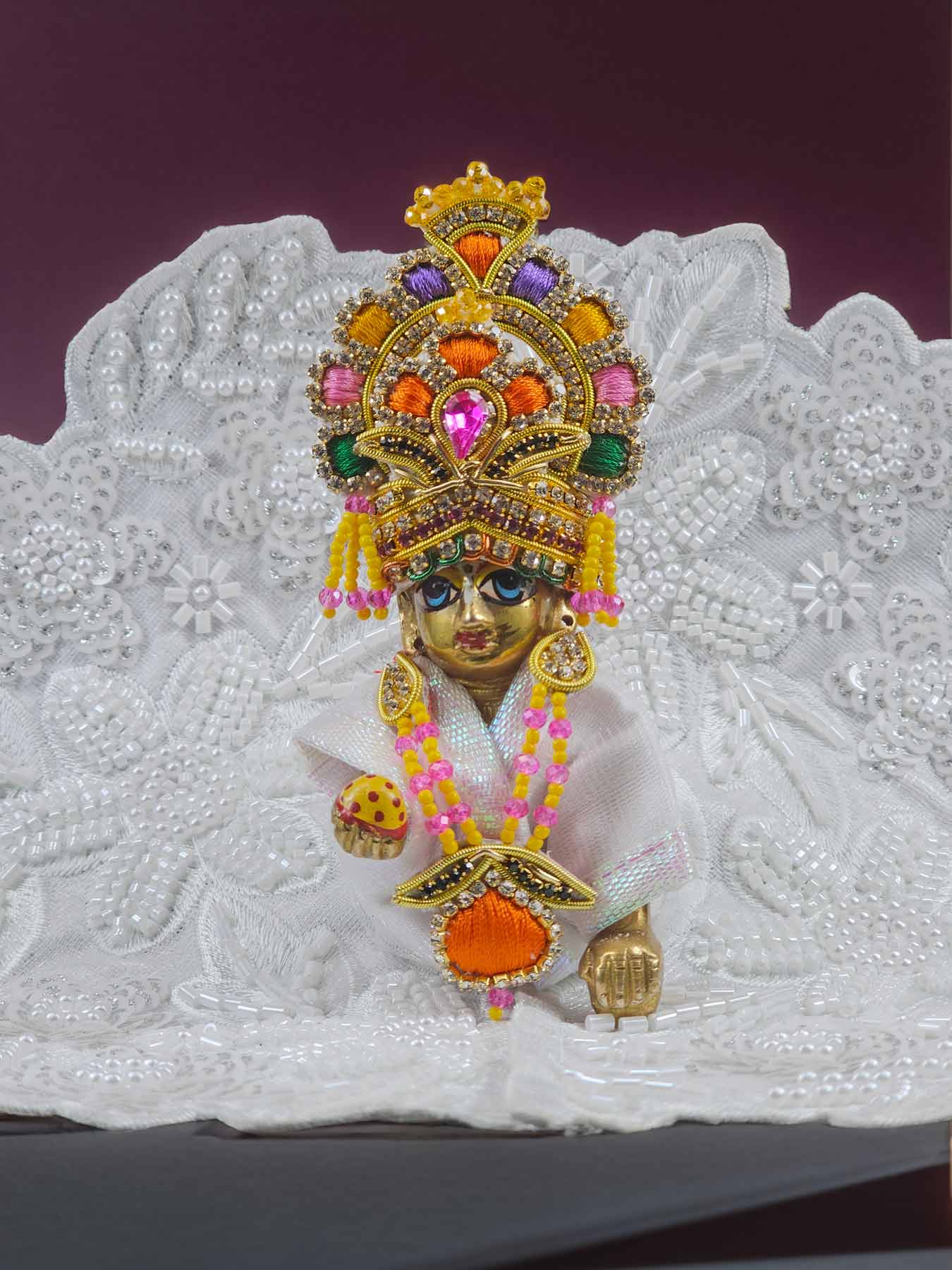 Shashthi dresses laddu gopal thakurji kanha ji bal om poshak mathura online best Janmashtami