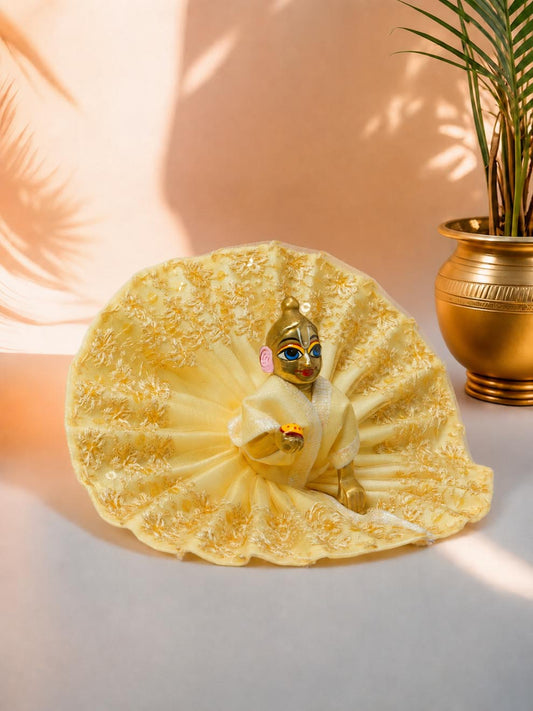 Tarunika g Laddu Gopal Dresses Online in India Winter Dress for Poshak Thakurji Kanha Ji Accessories Dhoti Kurta Set Pajama Aasan Janmashtami Special Summer Shringar Fancy Jacket Premium Festival Bistar Combo om poshak kanha thakurji bal lala lalla ladoo