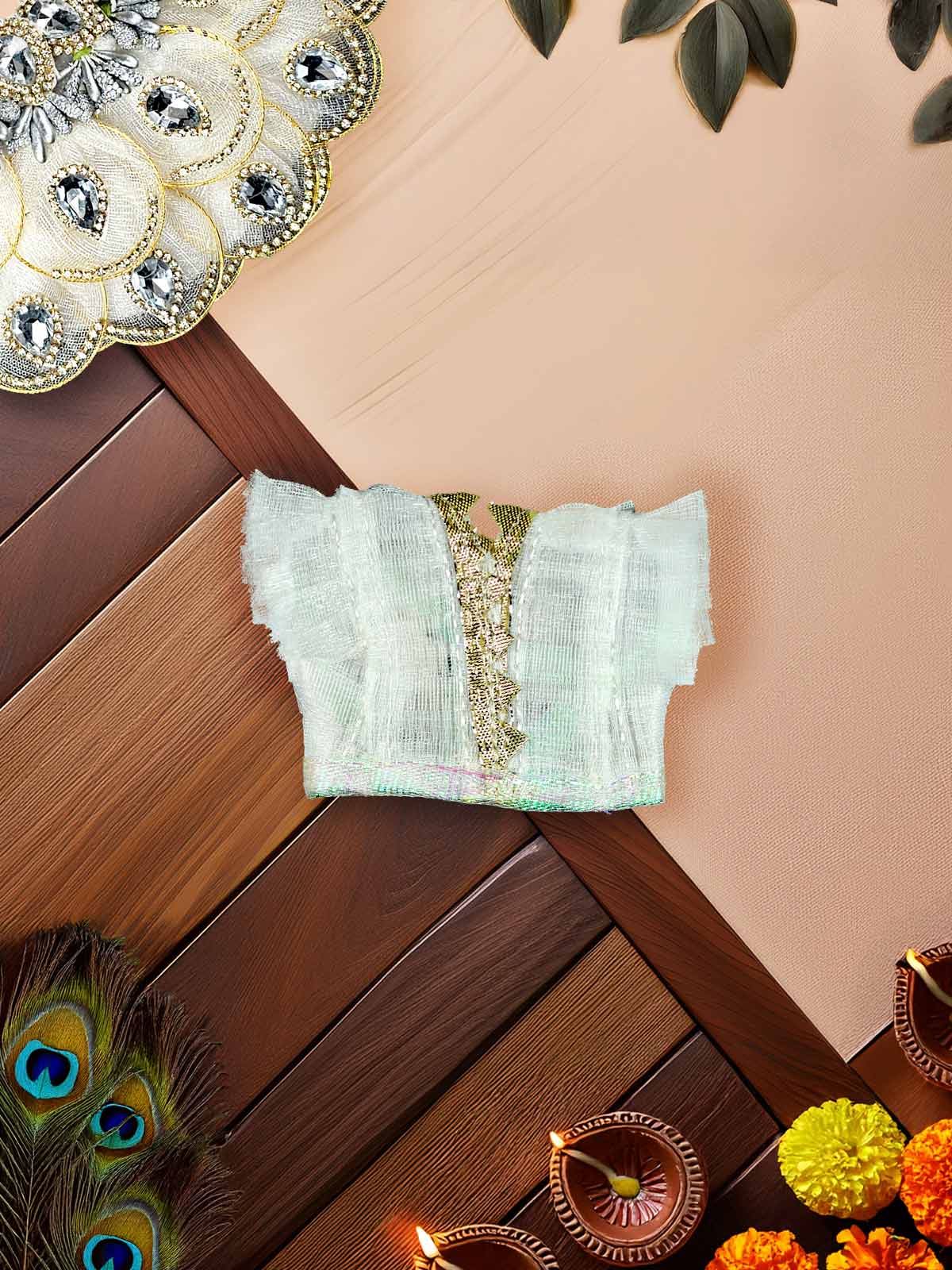 amit chandrika dresses laddu gopal thakurji kanha ji bal om poshak mathura online best Janmashtami for dress