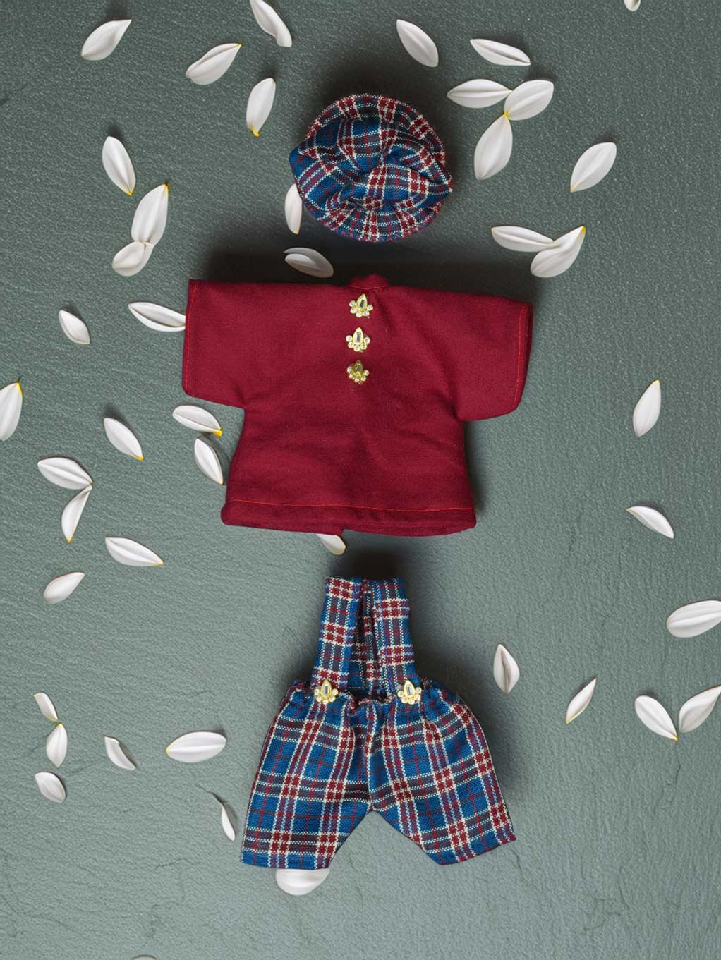 daily bib suit wedding winter sherwani Diwali Janmashtami dress ladoo dresses laddu gopal dress thakurji kanha ji bal om poshak mathura online best mandir