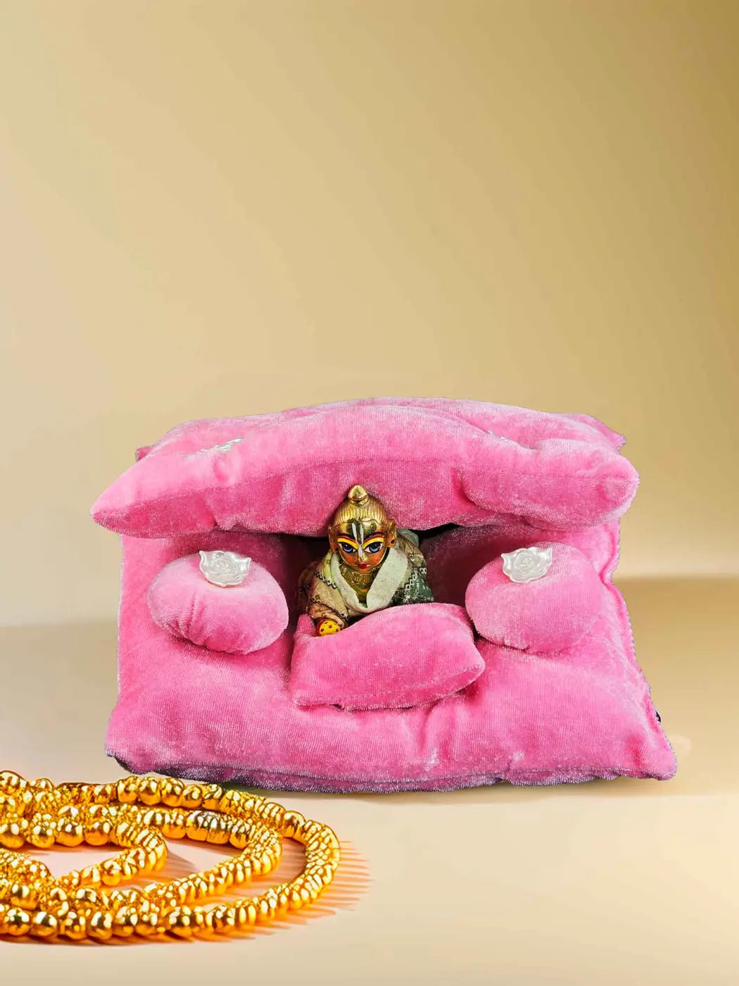 divine p gadda bed bistar set razai for laddu gopal thakurji kanha ji bal om poshak mathura online best