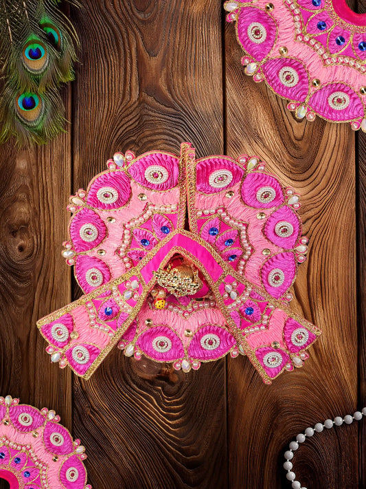 ethereal blush laddu gopal bal thakur kanha ji poshak dress