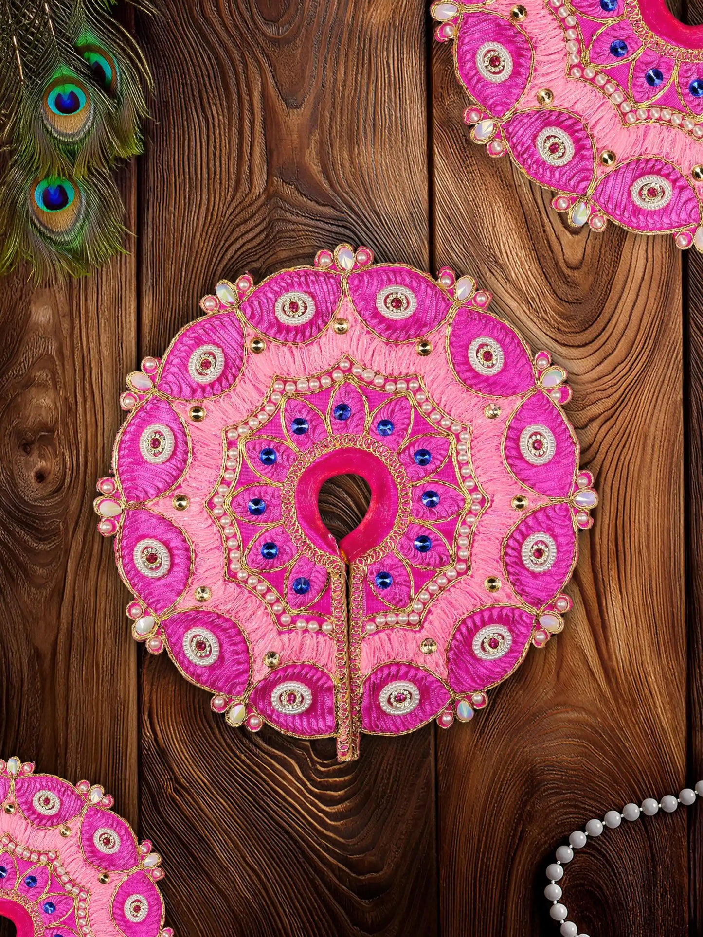 ethereal blush laddu bal thakur kanha ji poshak dress