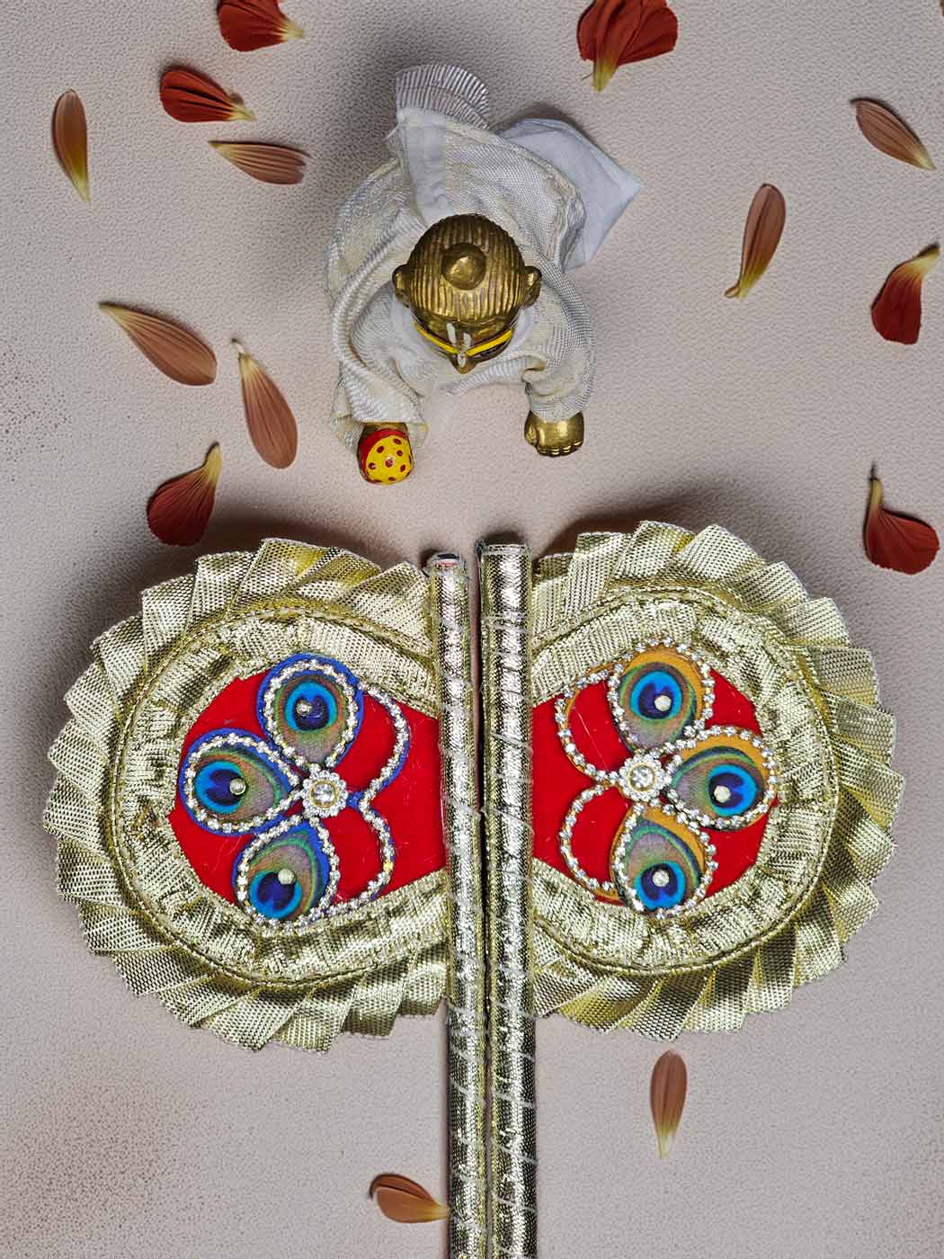 fan dress laddu gopal thakurji kanha ji bal om poshak mathura online best