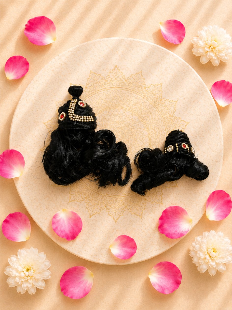 hair kesh Laddu Gopal Dresses Online in India Winter Dress for Poshak Thakurji Kanha Ji Accessories Dhoti Kurta Set Pajama Aasan Janmashtami Special Summer Shringar Fancy Jacket Premium Festival Bistar Combo om poshak kanha thakurji bal lala lalla ladoo