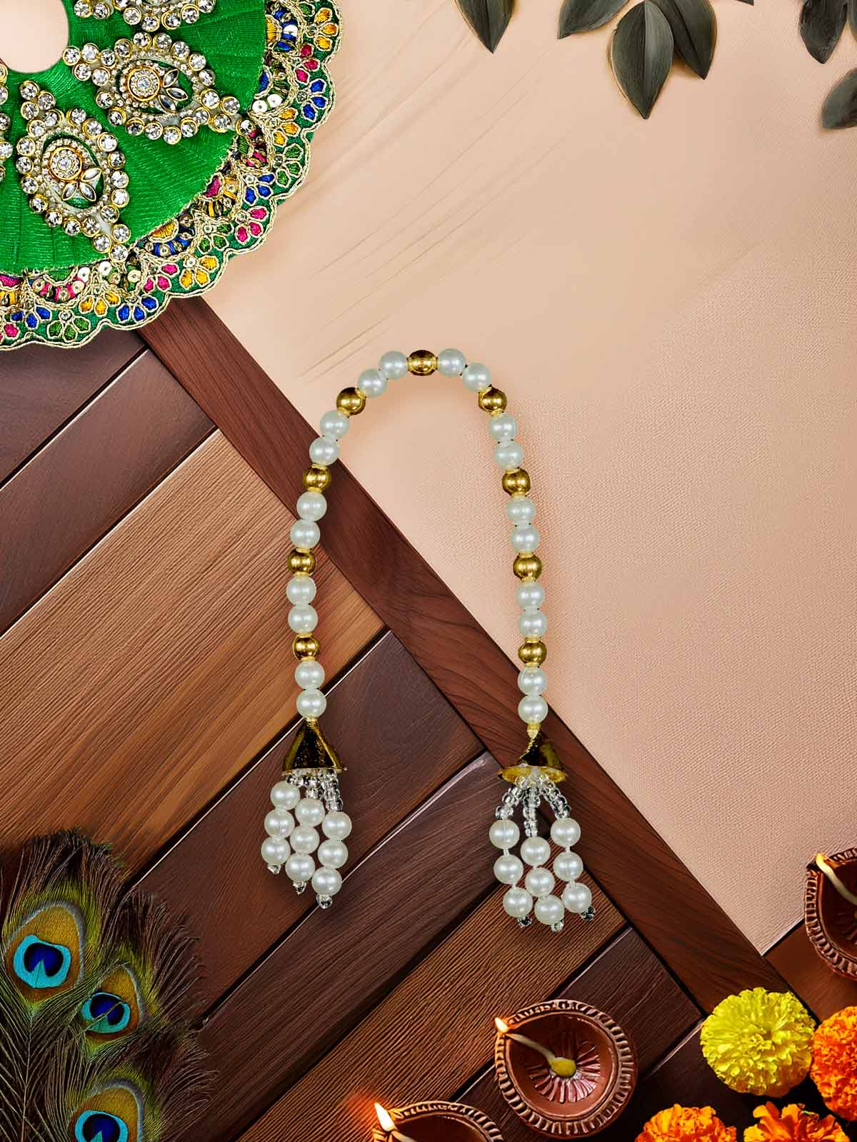 Vrindavan Viraasat Bhavya Poshak For Laddu Gopal Ji