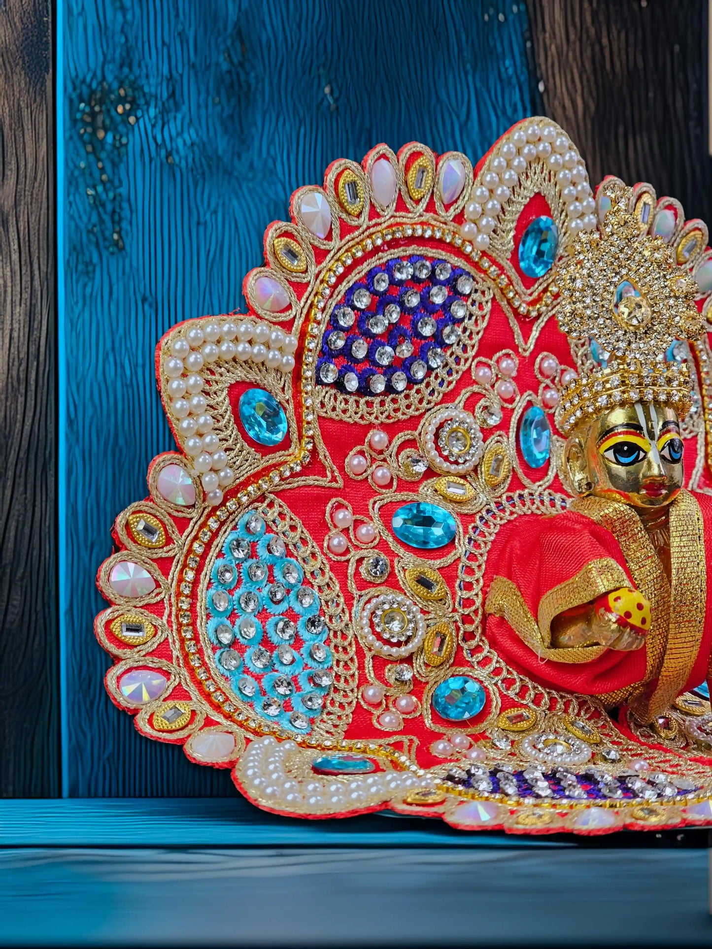 imperial charm red bal laddu gopal thakur kanha ji dresses poshak