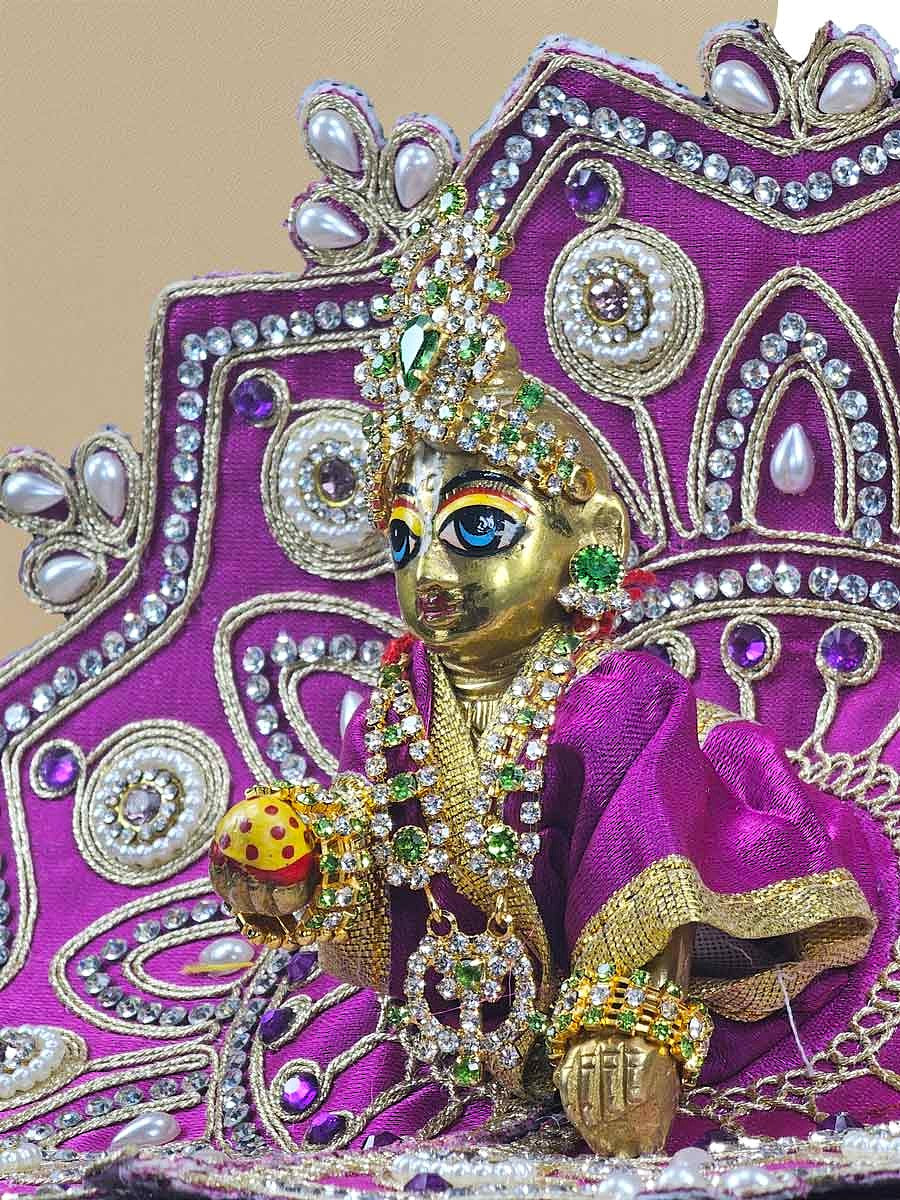 kanhaiya rajat lg shringar jewelry mukit mala dresses laddu gopal thakurji kanha ji bal om poshak mathura online best Janmashtami for dress