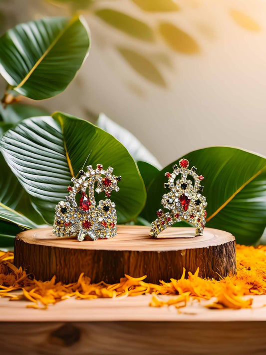 kanhaiya rajat rg shringar jewelry mukut mala dresses laddu gopal thakurji kanha ji bal om poshak mathura online best Janmashtami for dress