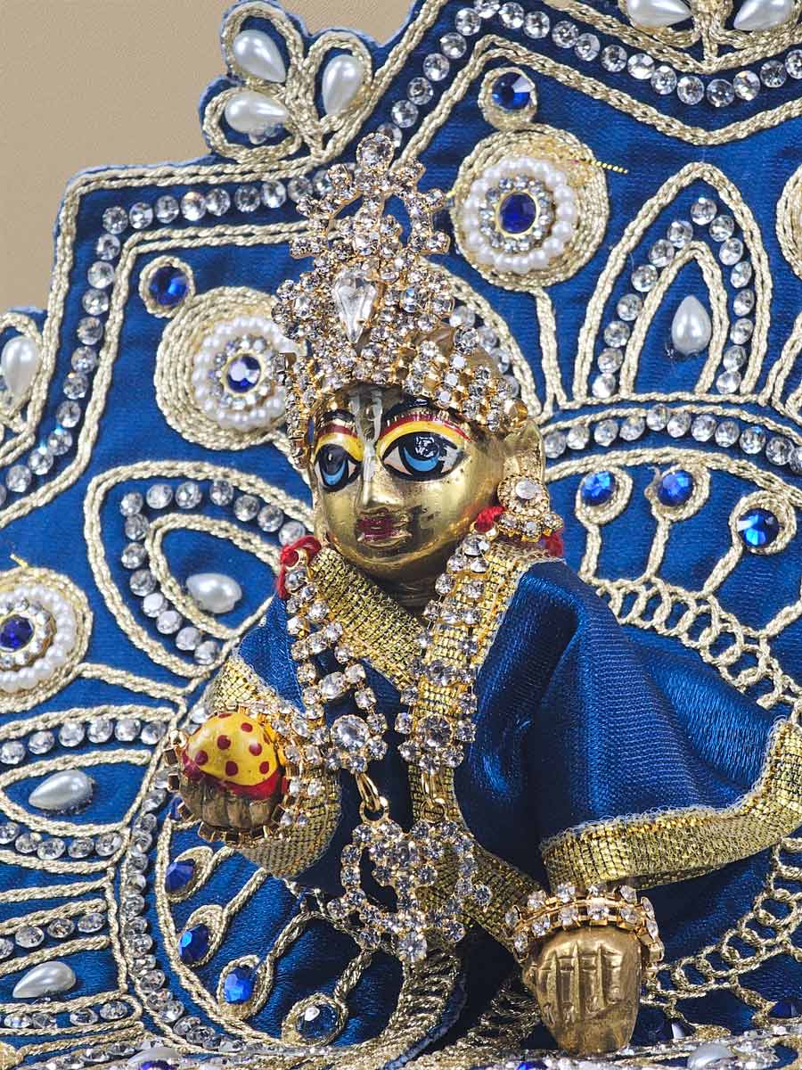 kanhaiya rajat w shringar jewelry mukut mala dresses laddu gopal thakurji kanha ji bal om poshak mathura online best Janmashtami for dress