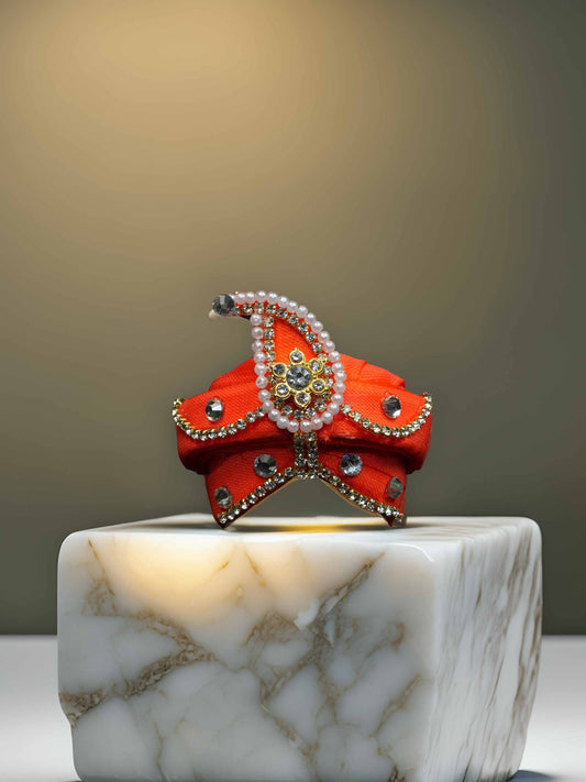 maratha pagdi orange shringar dress ladoo dresses laddu gopal dress thakurji kanha ji bal om poshak mathura online best