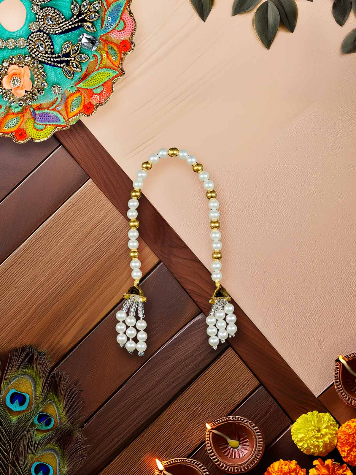 mayur heavy dresses laddu gopal thakurji kanha ji bal om poshak mathura online best Janmashtami