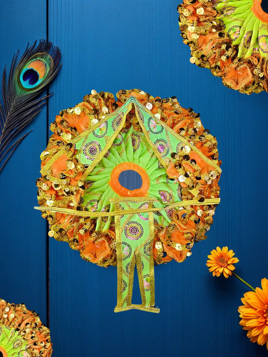 megh green poshak dress laddu gopal thakurji kanha ji bal om poshak mathura online