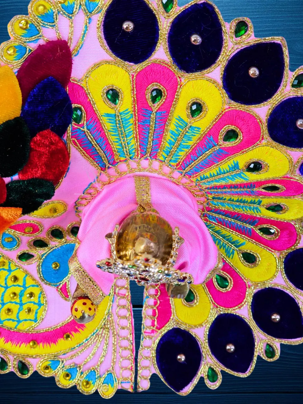 mor pink poshak dress laddu gopal thakurji kanha ji bal om poshak mathura online