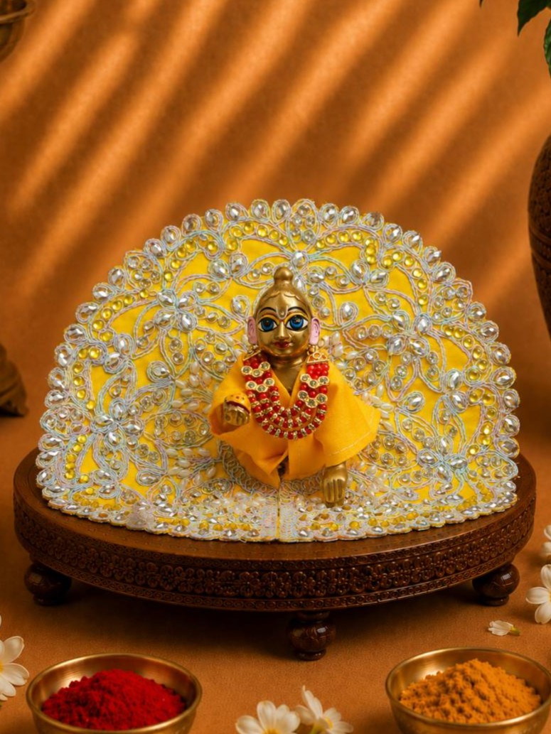moti mala r Laddu Gopal Dresses Online in India Winter Dress for Poshak Thakurji Kanha Ji Accessories Dhoti Kurta Set Pajama Aasan Janmashtami Special Summer Shringar Fancy Jacket Premium Festival Bistar Combo om poshak kanha thakurji bal lala lalla ladoo