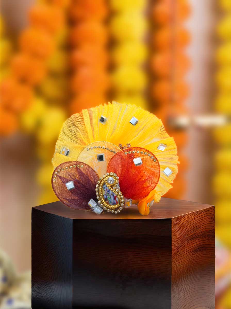 Rang Panchamrit Bhavya Yellow Holi Poshak for Laddu Gopal Ji