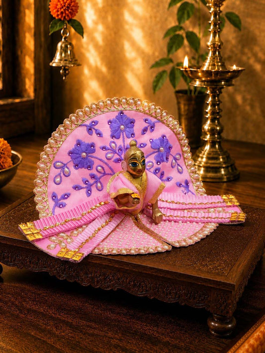 patrika fancy lp Laddu Gopal Dresses Online in India Winter Dress for Poshak Thakurji Kanha Ji Accessories Dhoti Kurta Set Pajama Aasan Janmashtami Special Summer Shringar Fancy Jacket Premium Festival Bistar Combo om poshak kanha thakurji bal lala lalla ladoo