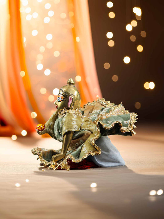 peacock braj dhoti kurta navratri sherwani Diwali Janmashtami dress ladoo dresses laddu gopal dress thakurji kanha ji bal om poshak mathura online best mandir wholesaler manufacturer