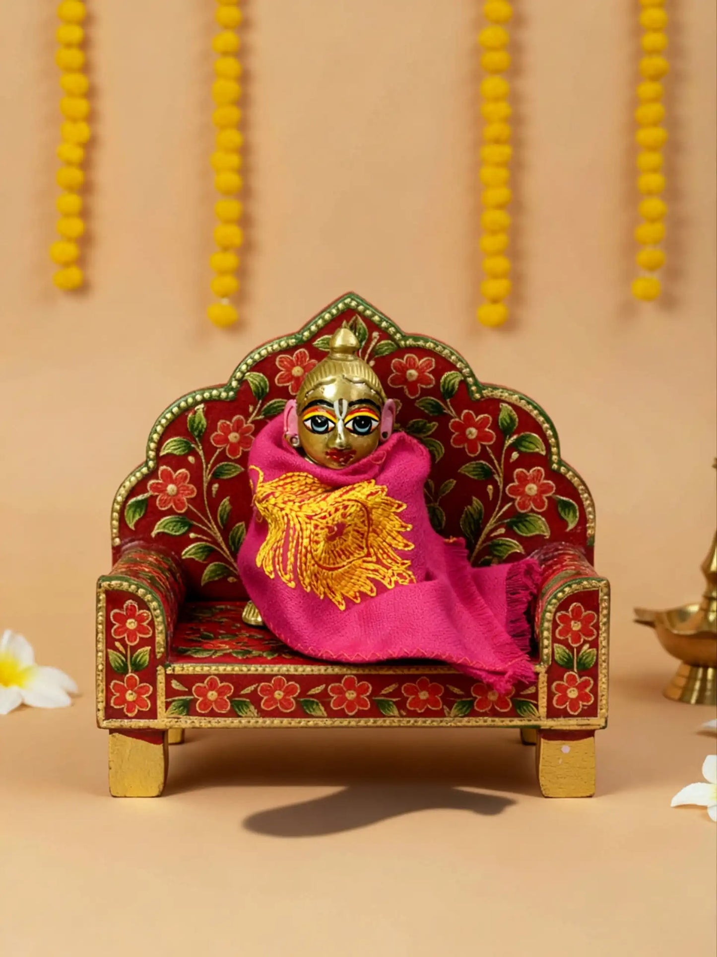 pink shawl suit winter dress ladoo dresses laddu gopal dress thakurji kanha ji bal om poshak mathura online best