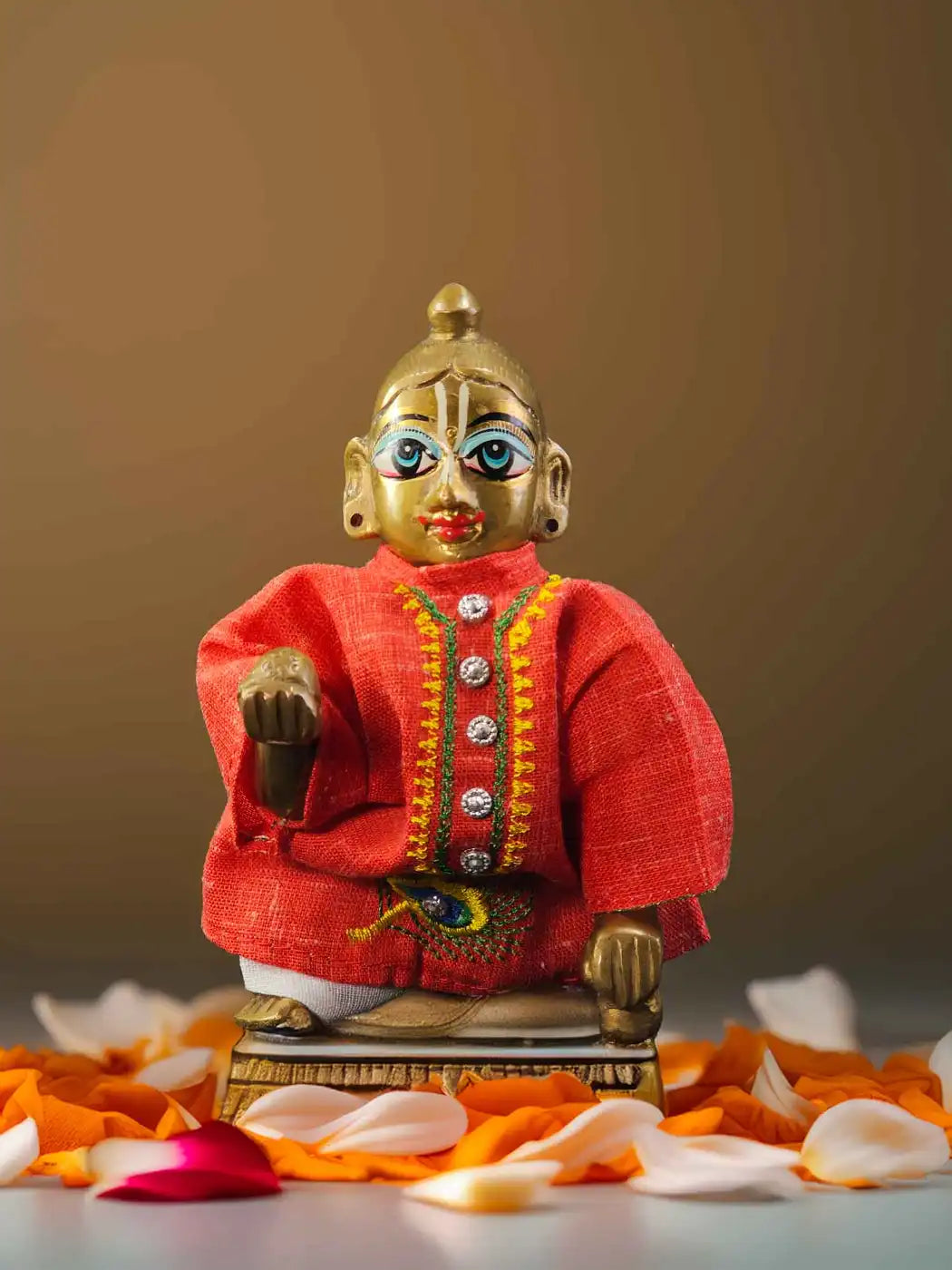 pushp combo poshak dress laddu gopal thakurji kanha ji bal om poshak mathura online