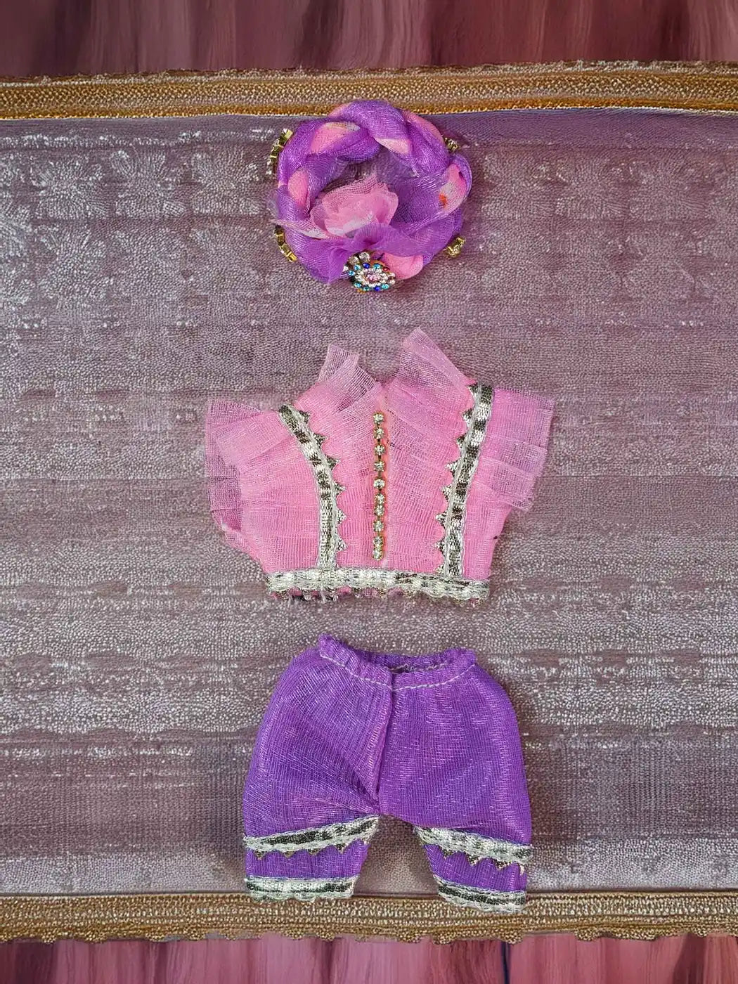 radiance p fancy dress poshak dresses laddu gopal thakurji kanha ji bal om poshak mathura online best