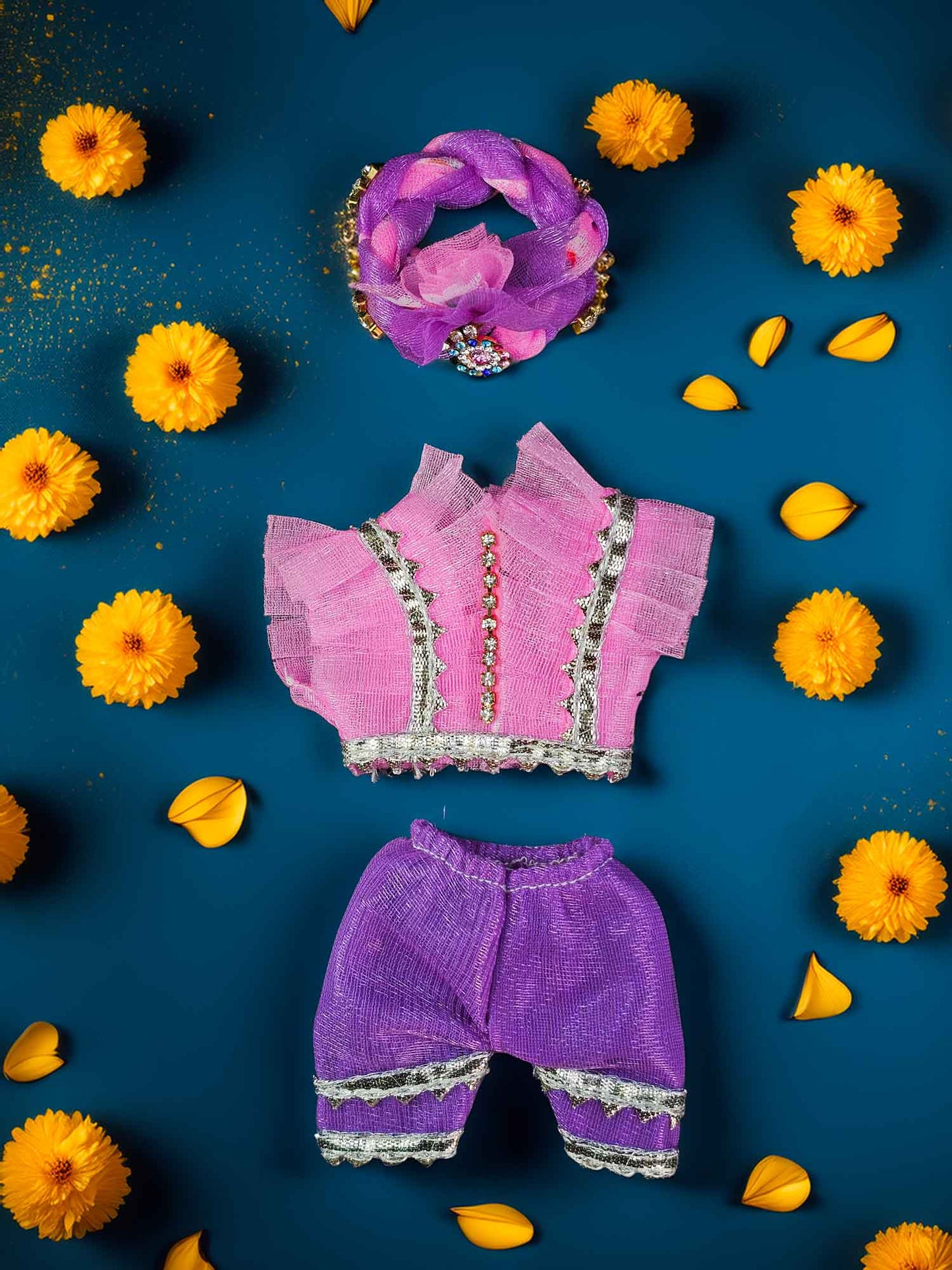 radiance p fancy dresses laddu gopal thakurji kanha ji bal om poshak mathura online best
