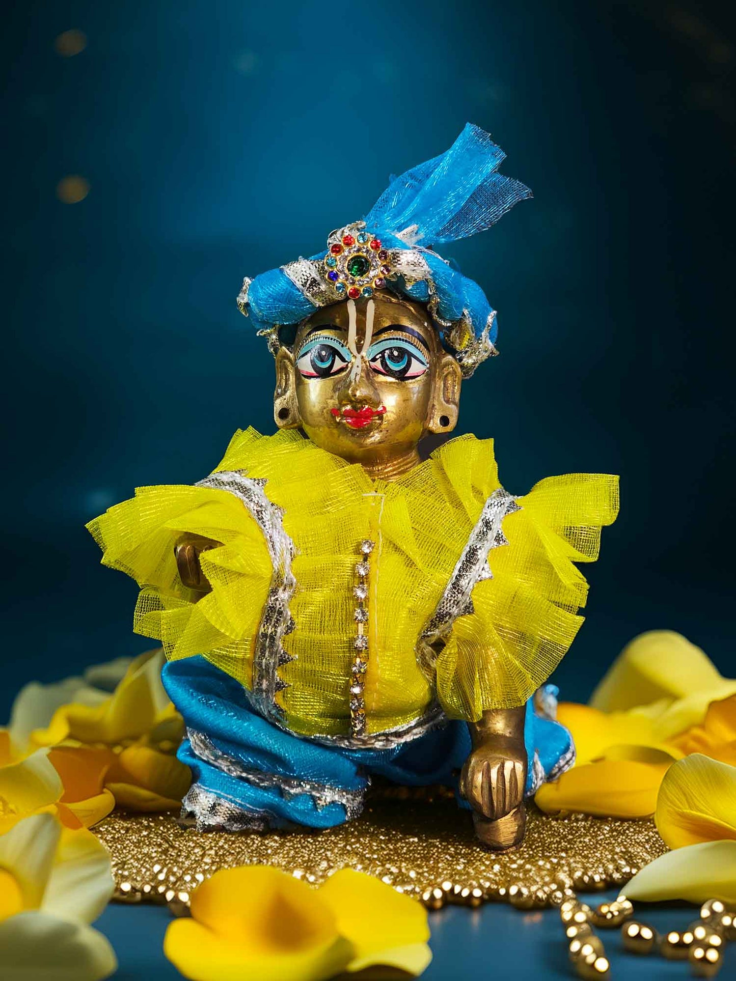 radiance y fancy dress poshak dresses laddu gopal thakurji kanha ji bal om poshak mathura online best